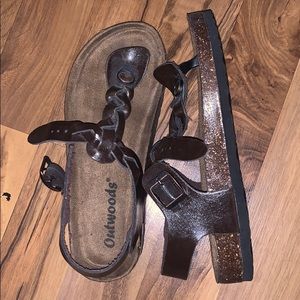 size 6 brown sandals